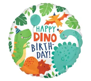 17" Foil Dinomite Birthday Balloon