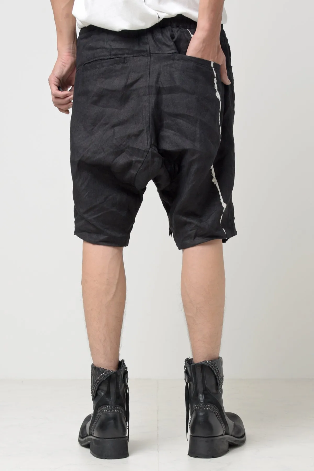 2301-PT05 Linen Slash Shorts