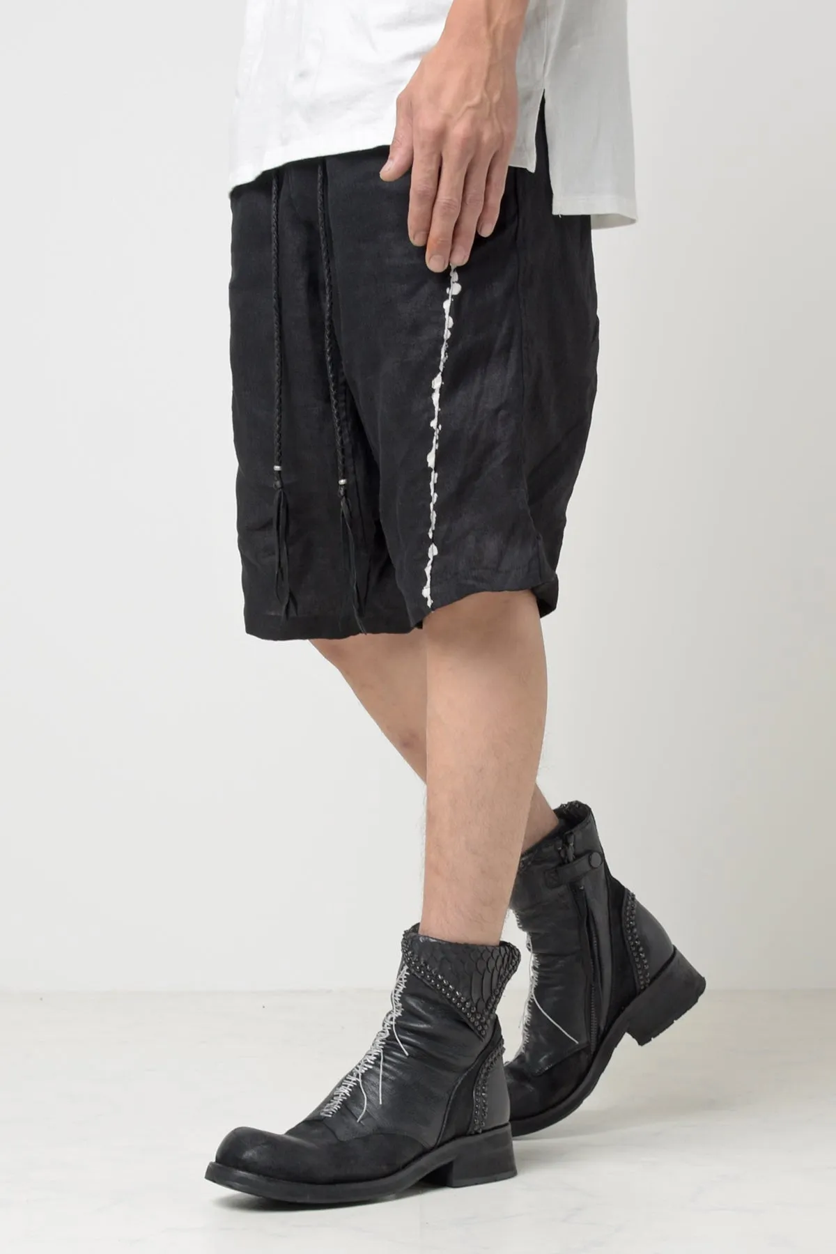 2301-PT05 Linen Slash Shorts