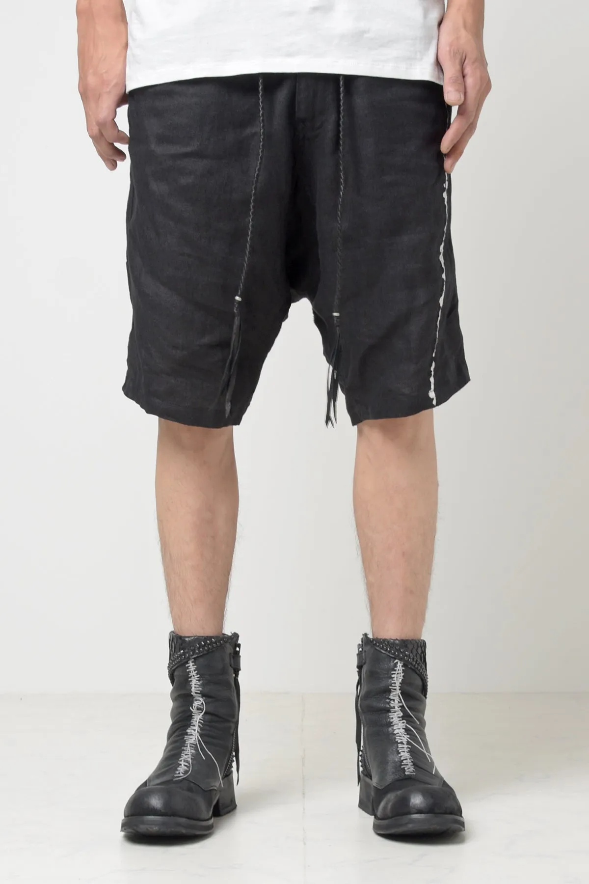 2301-PT05 Linen Slash Shorts