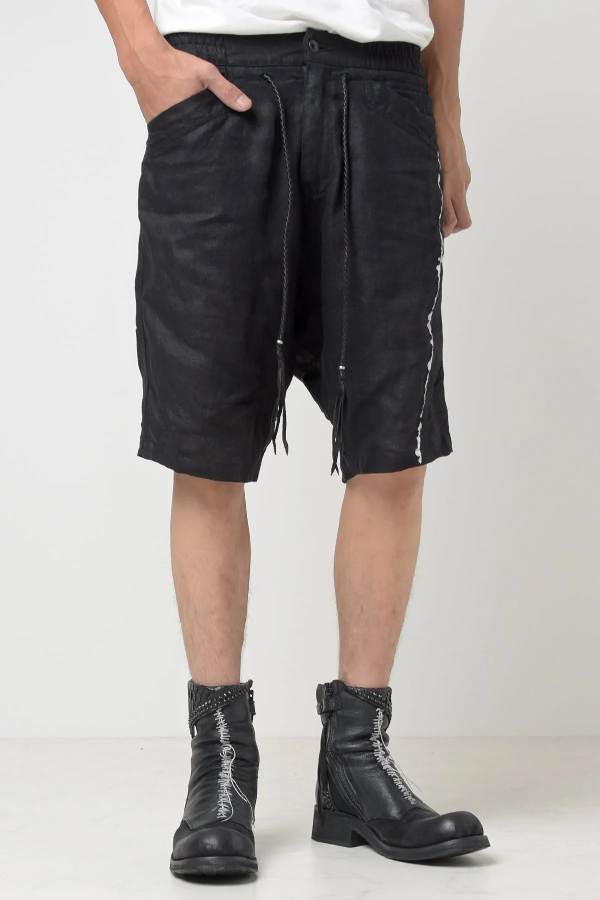 2301-PT05 Linen Slash Shorts