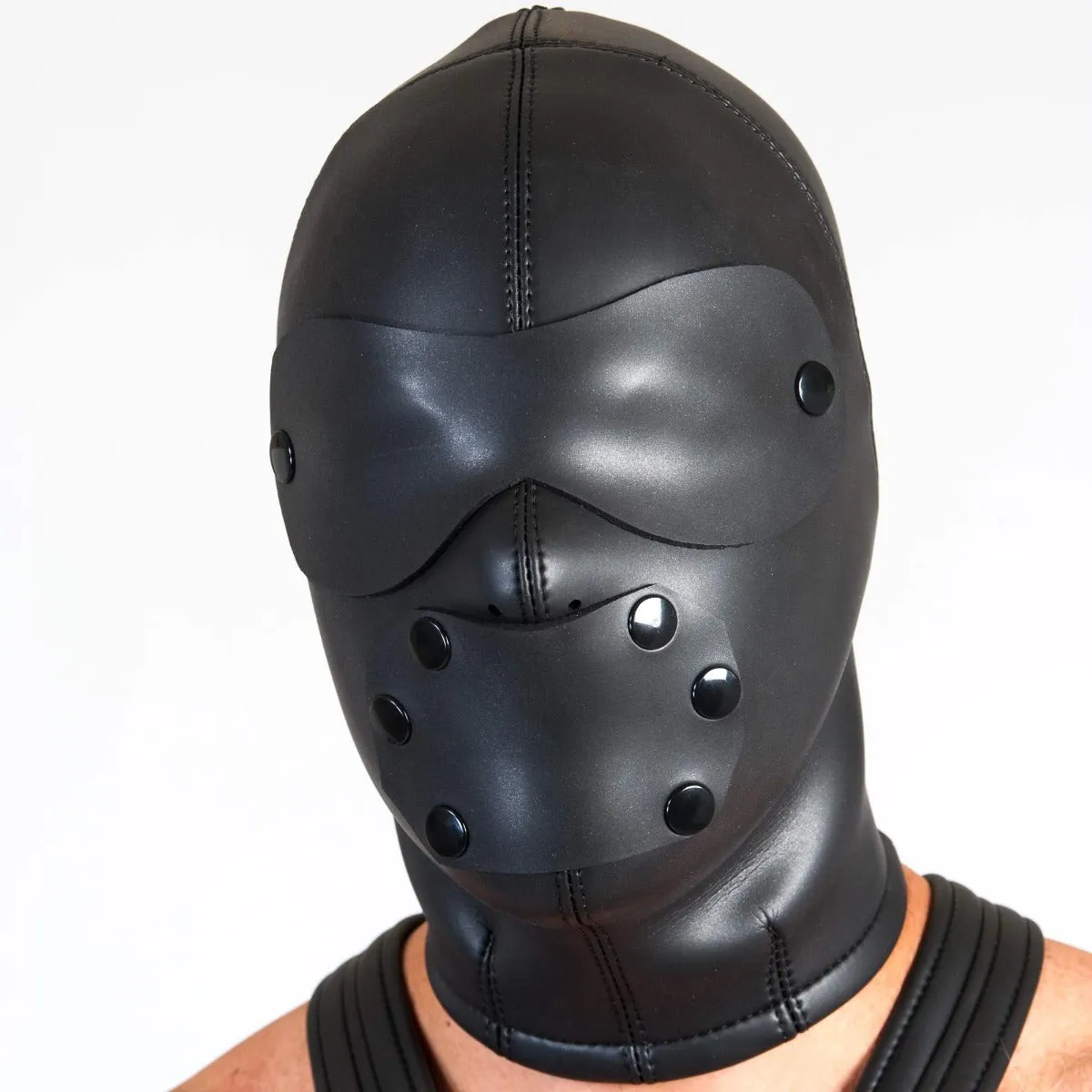 665 INC Neoprene Ultimate Lock Out Hood Black