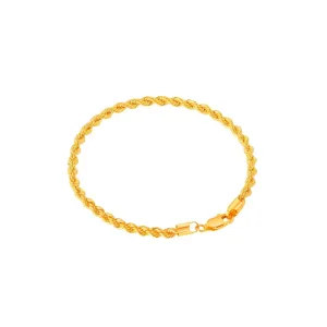 916 Gold Rope Bracelet