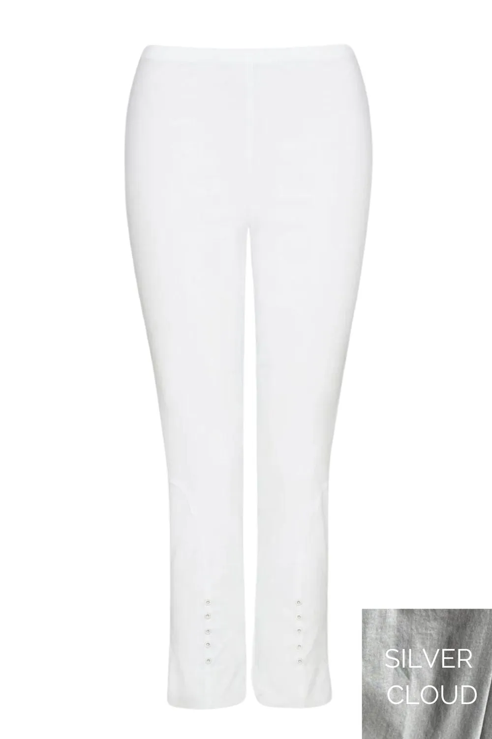 Acrobat Eyelet Pant | Silver Cloud