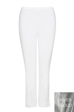 Acrobat Eyelet Pant | Silver Cloud