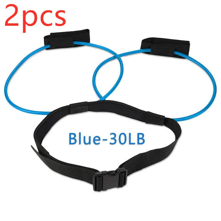 Adjustable Resistance Bands with Waist Belt