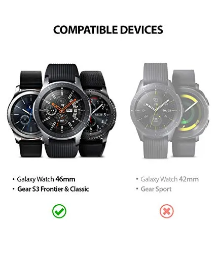 Bezel Styling for Galaxy Watch 46mm / Galaxy Gear S3 Frontier - GW-46-46  [Stainless Steel]