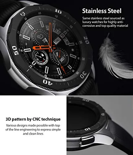 Bezel Styling for Galaxy Watch 46mm / Galaxy Gear S3 Frontier - GW-46-46  [Stainless Steel]