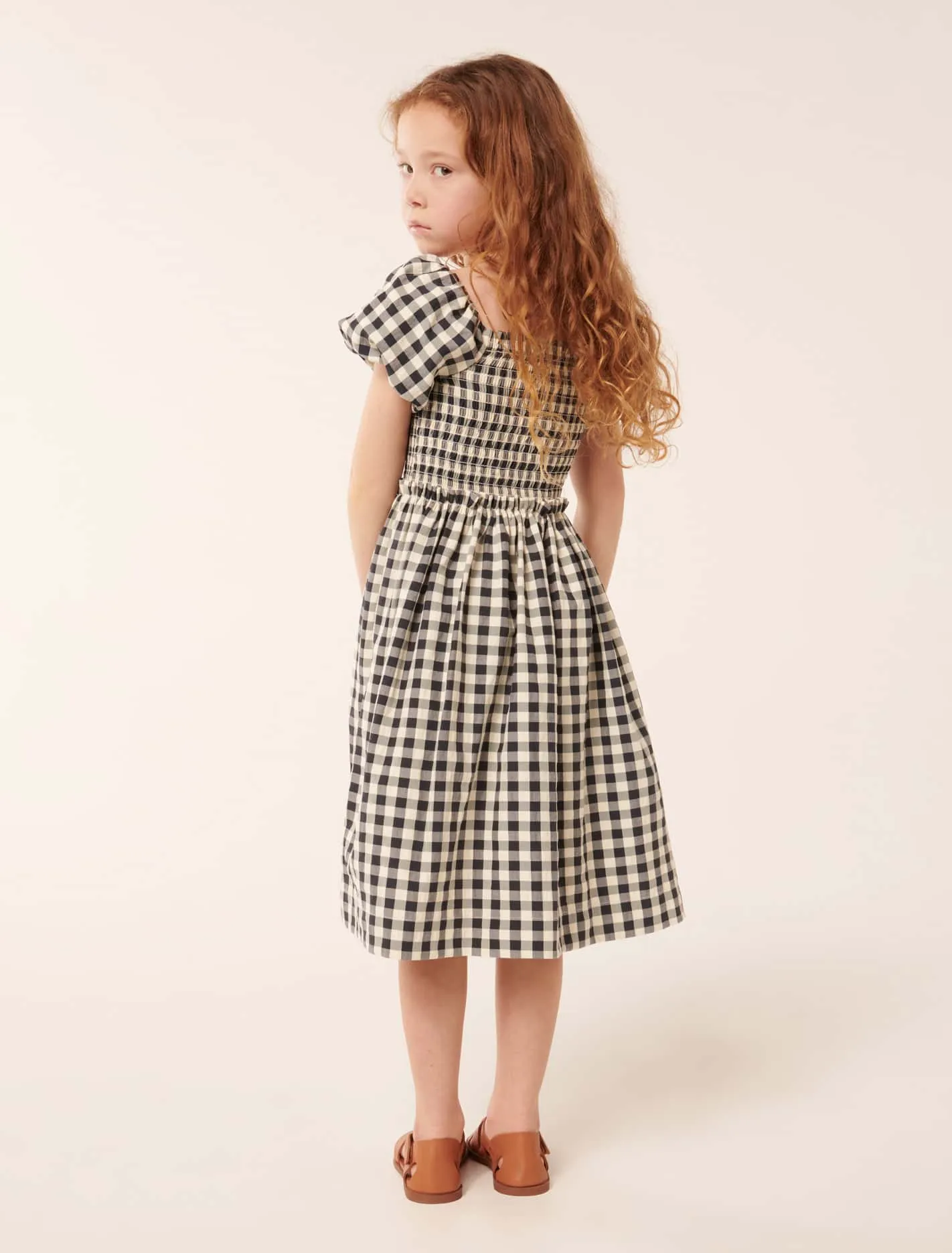 Bianca Shirred Girls Dress