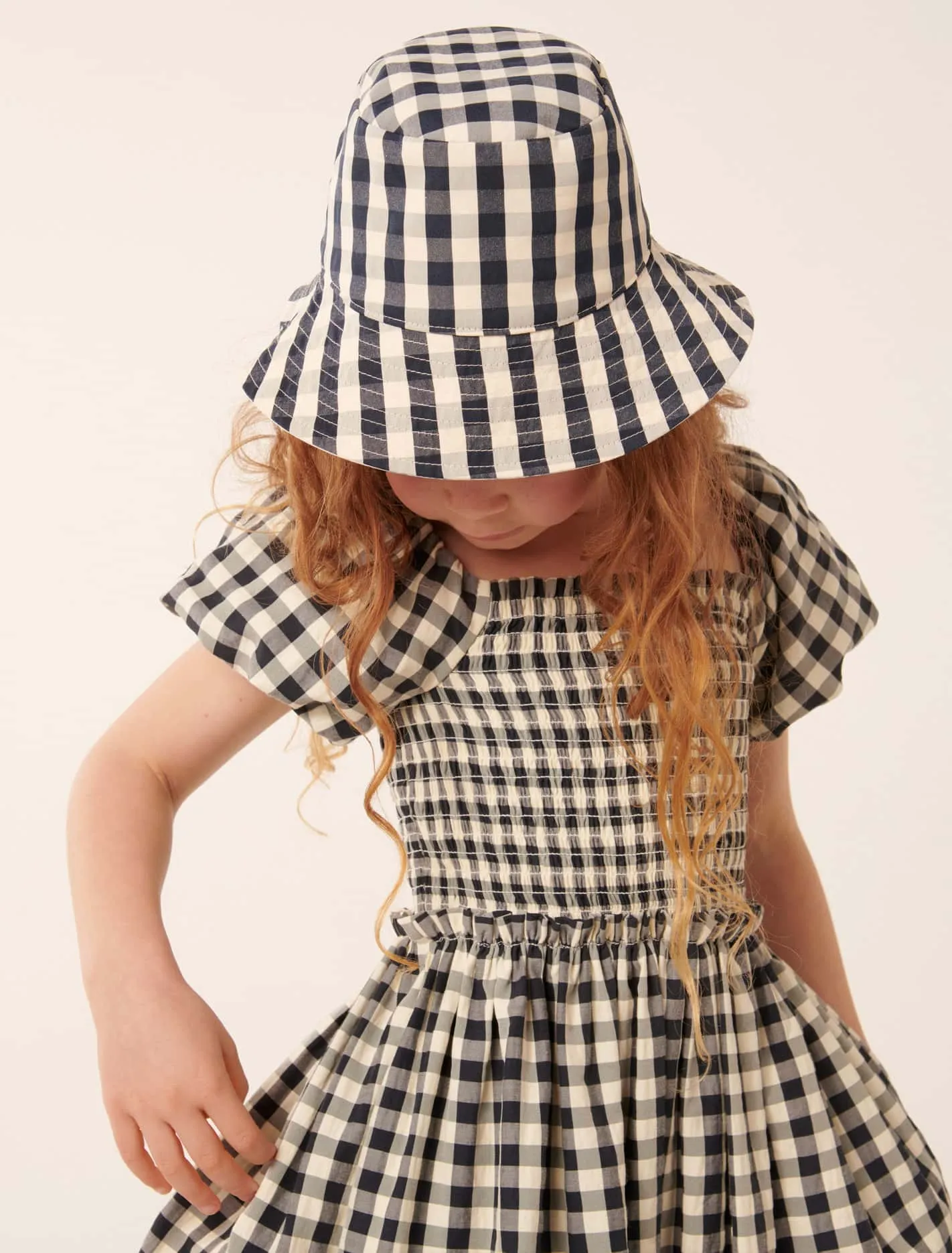 Bianca Shirred Girls Dress