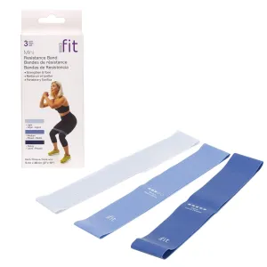 Bodico Fit 3 Mini Resistance Bands 2x19in