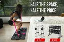 BodyBoss Home Gym 2.0 - Full Portable Gym Home Workout Package   1 Set of Resistance Bands - Collapsible Resistance Bar, Handles - Full Body Workouts