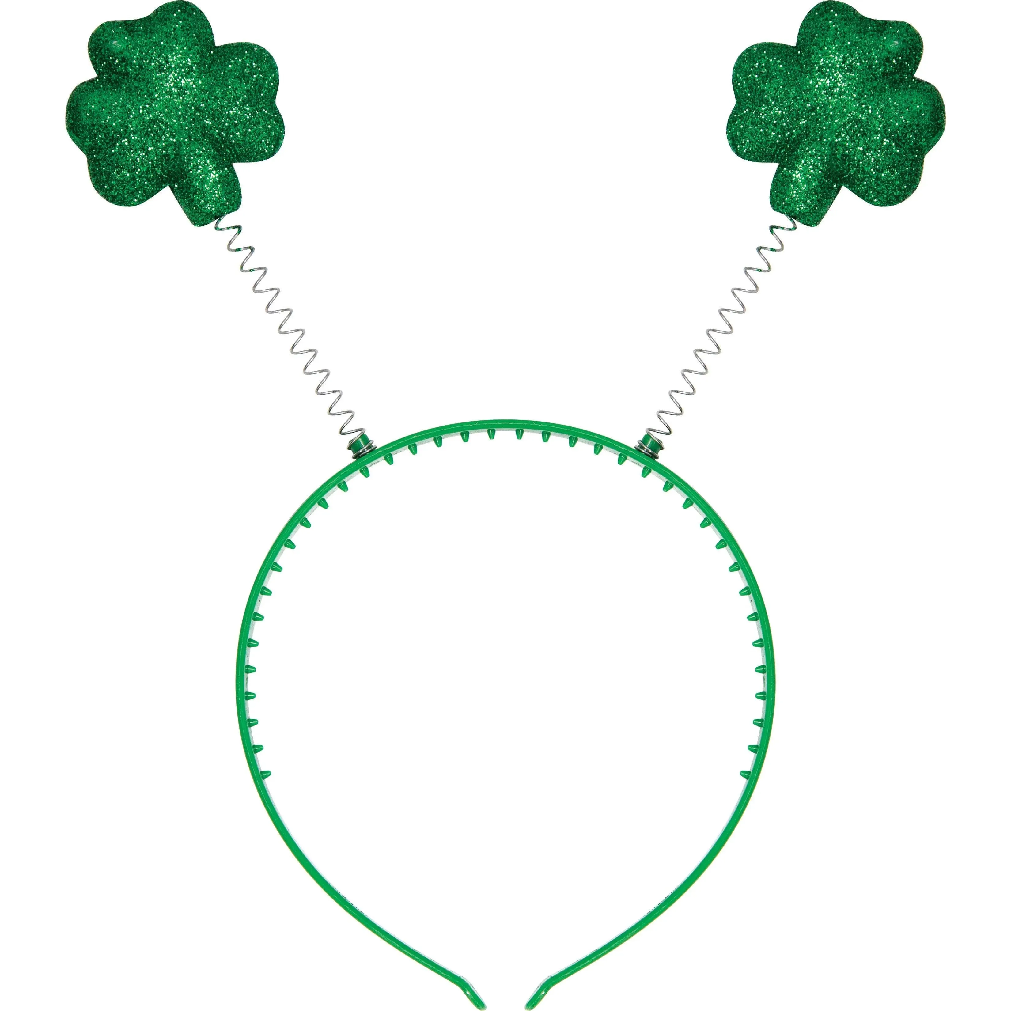 Bulk St. Patrick's Day Plastic Headbands w/ Glitter (12 per Case)