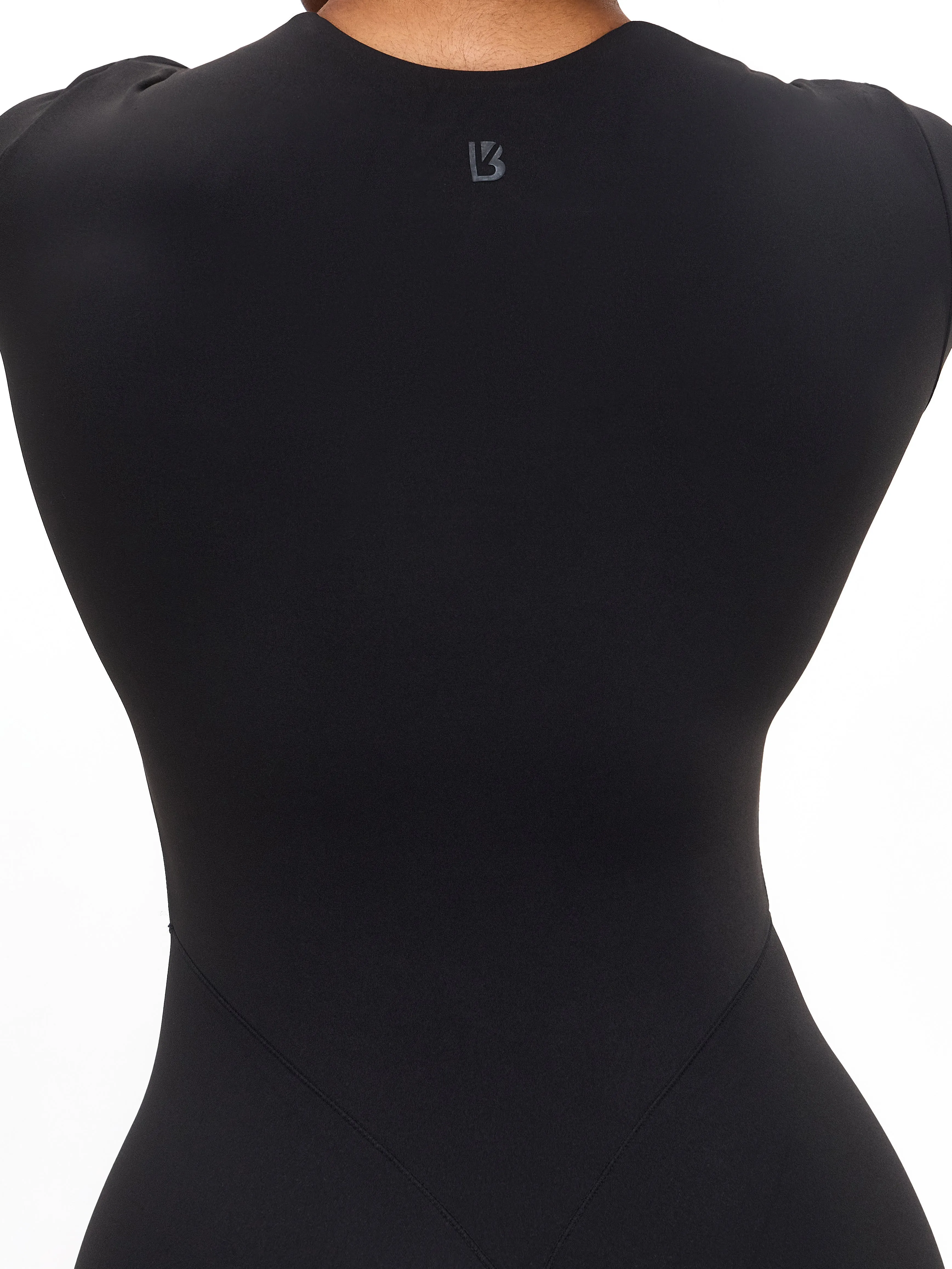 Butter Long Sleeve Bodysuit  - Onyx Black