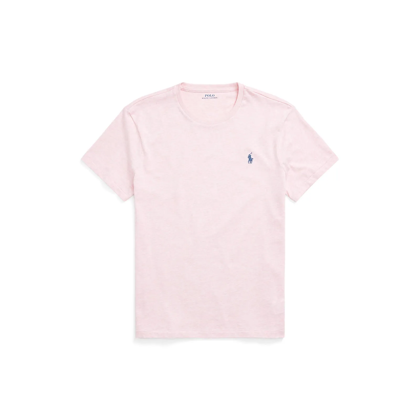 Custom Fit Jersey Crewneck T-Shirt - Pink Marle