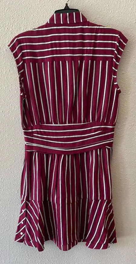 Derek Lam 10 Crosby wine multi Size 8 Dress