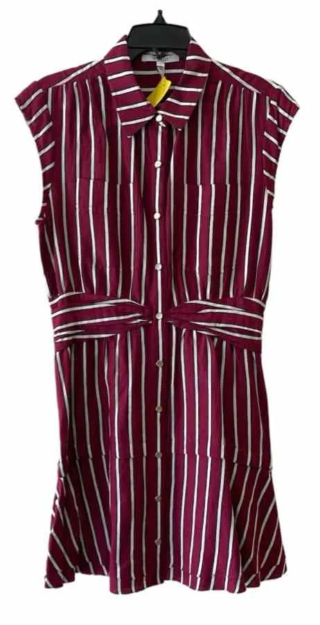 Derek Lam 10 Crosby wine multi Size 8 Dress