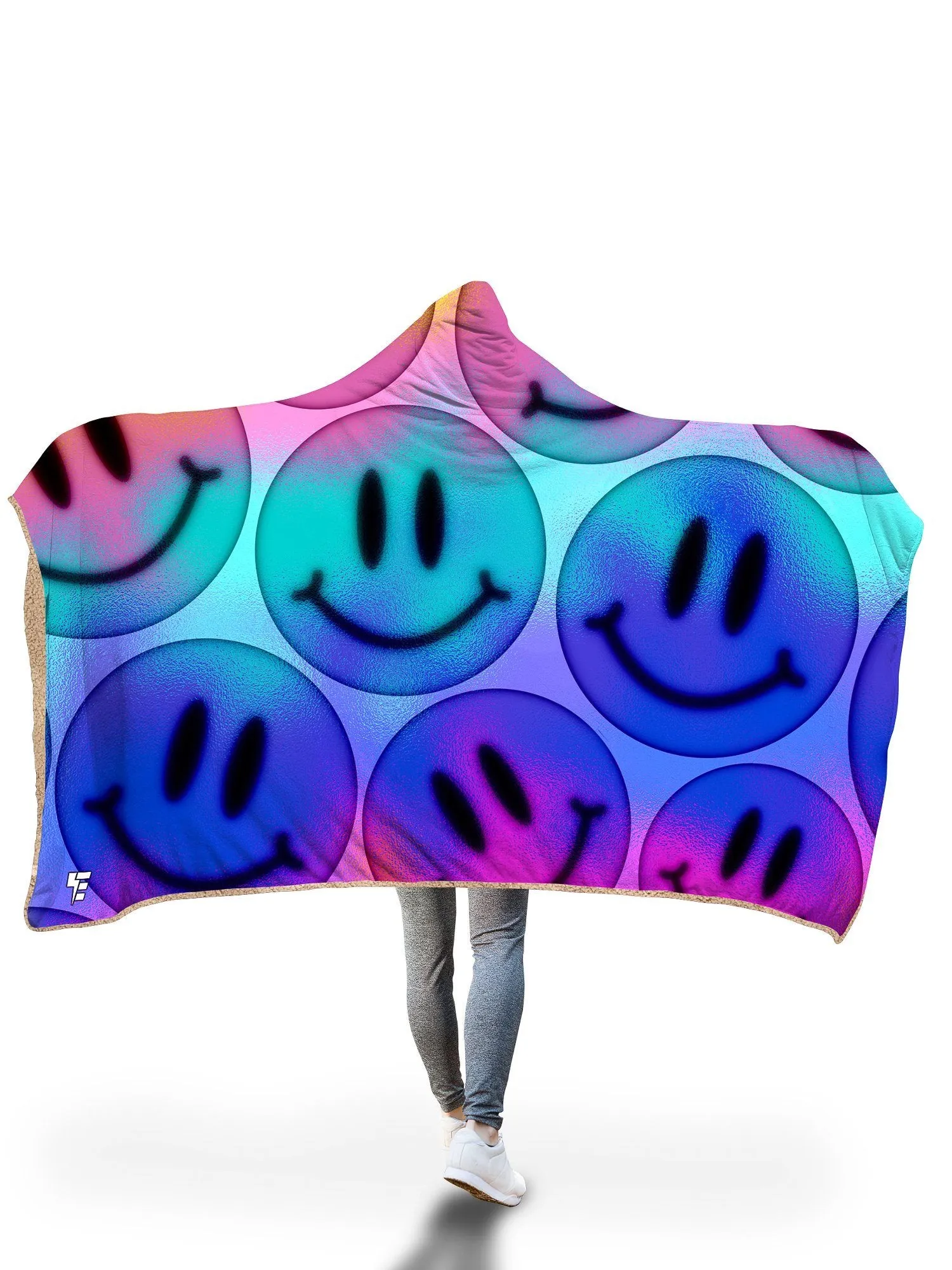 Don't Tell Me To Me To Smile Hooded Blanket