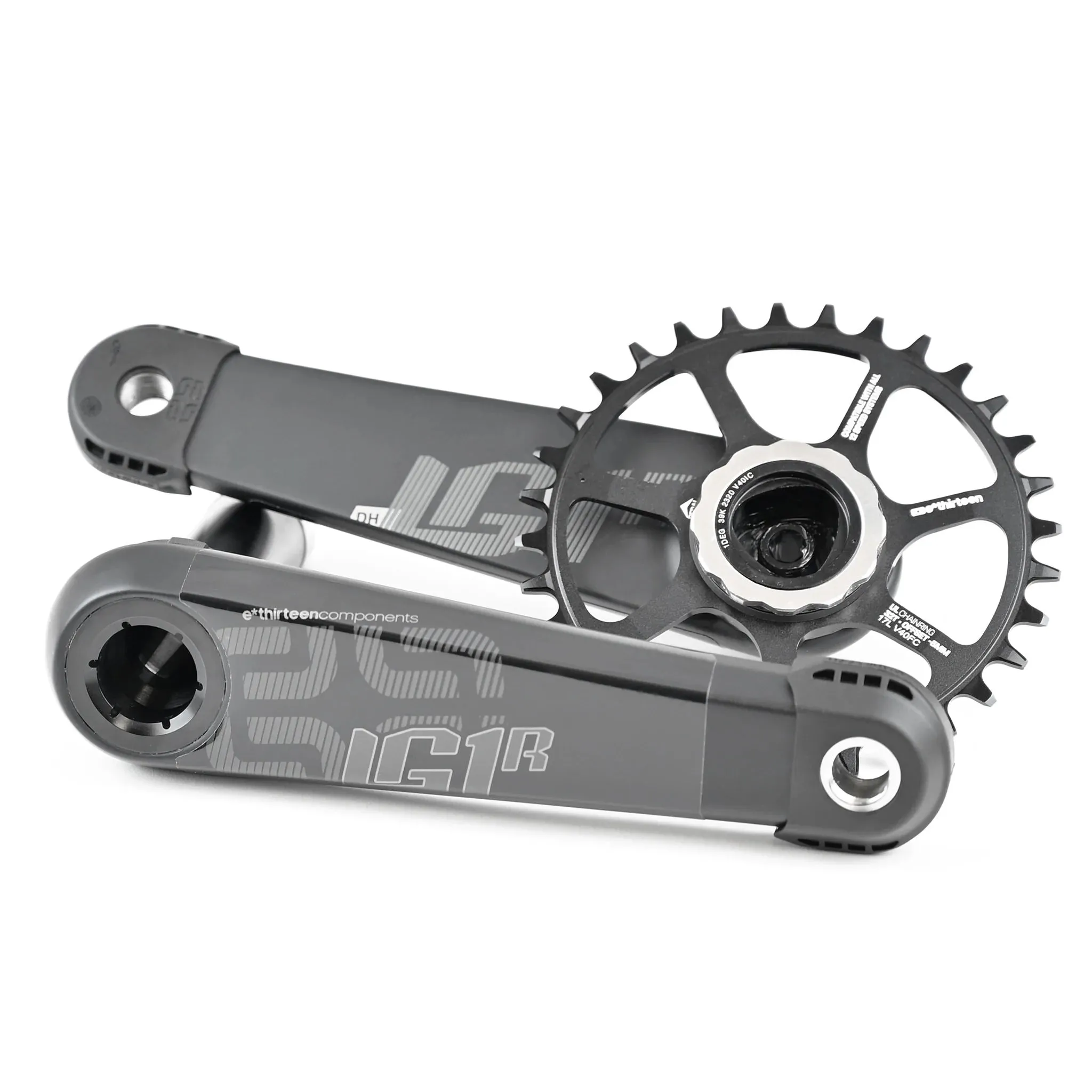 e13 LG1 Race Carbon Cranks - Short sizes