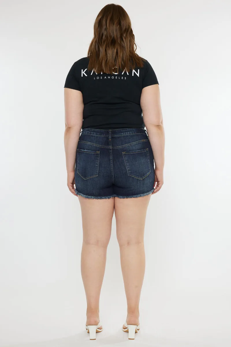 Ellie High Rise Shorts (Plus Size)