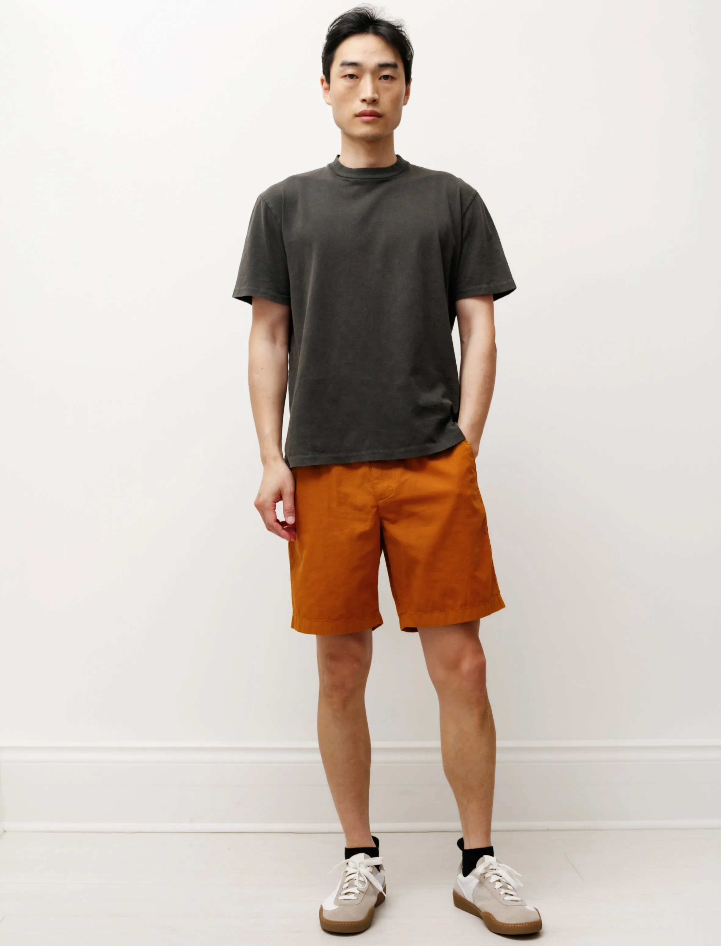 Ezra Light Twill Shorts Orange