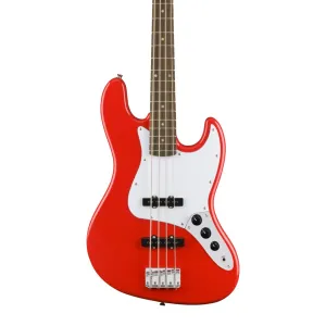 Fender Squier 037-0760-570 Affinity Series Jazz Bass Guitar Race Red