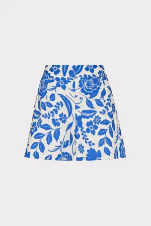 Flowers Of Spain Linen Shorts