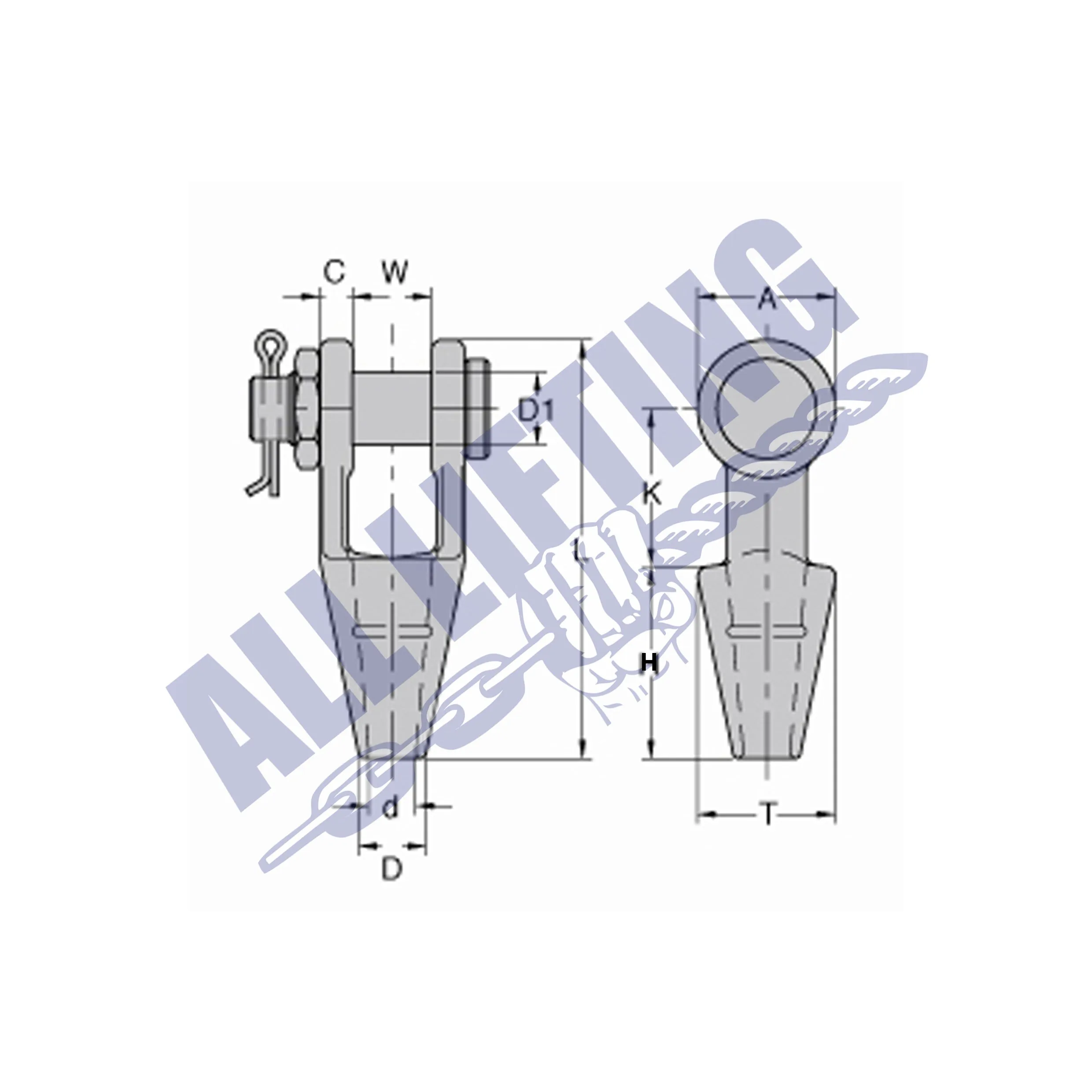 Forged Open Spelter Wire Rope Socket