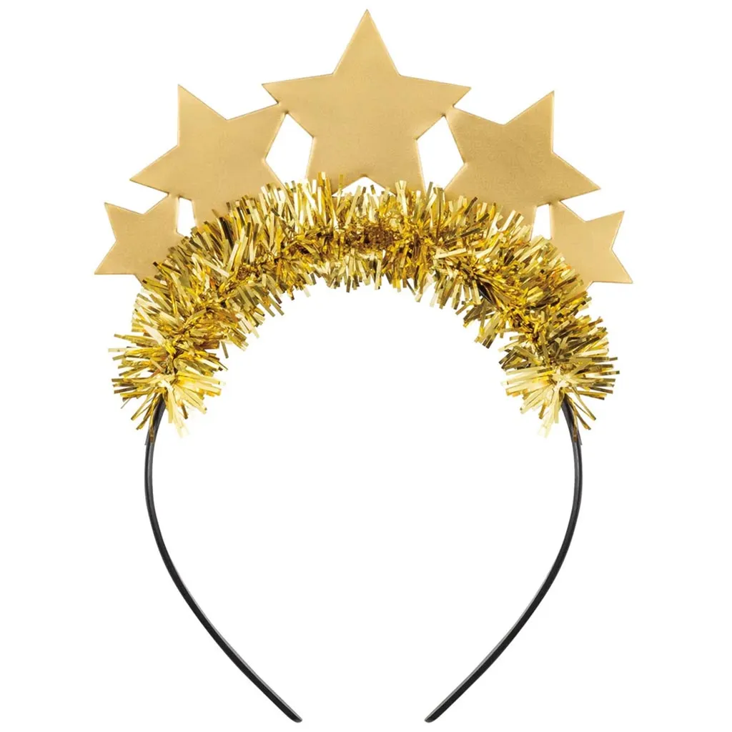 Gold Foil Star Headbands