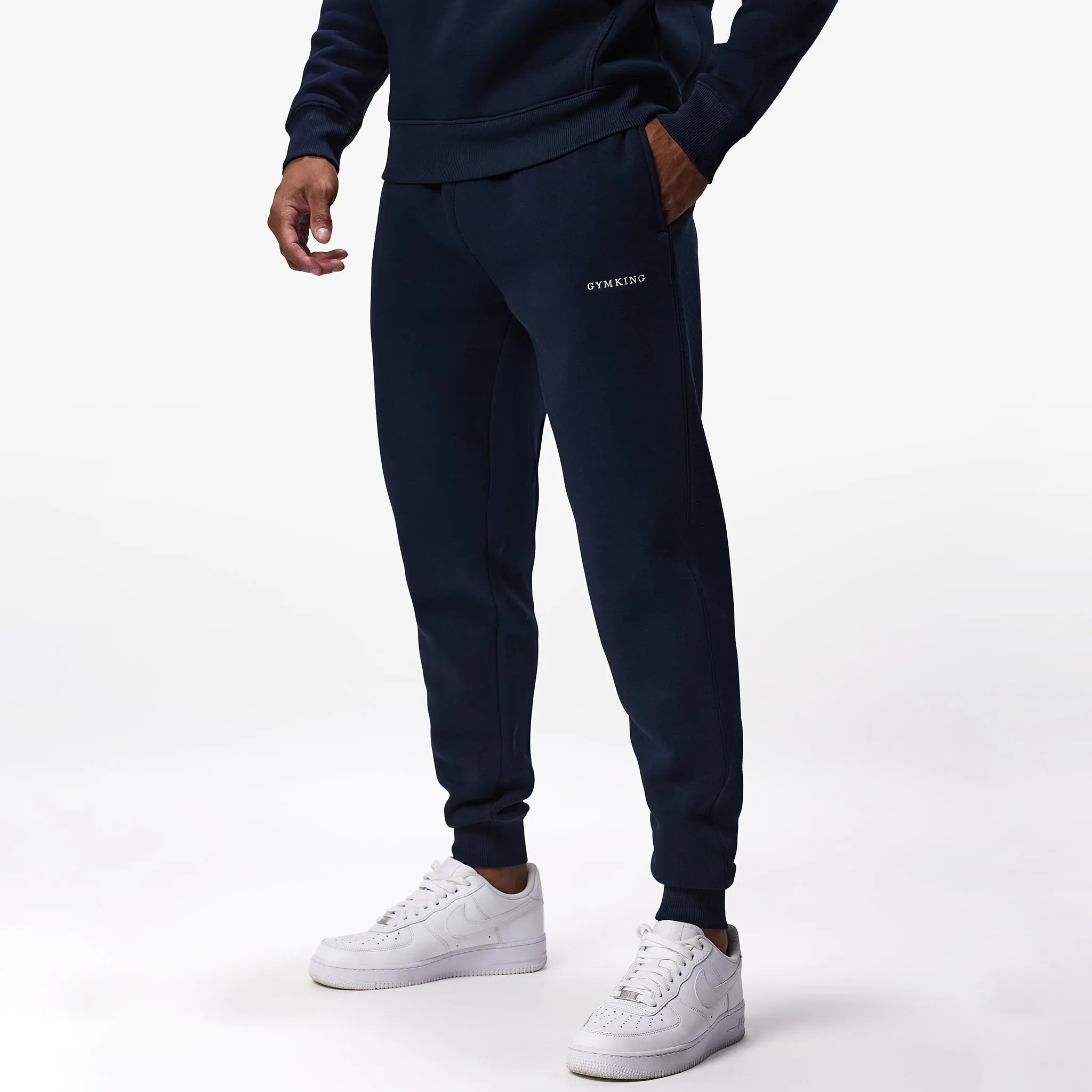 Gym King Linear Fundamental Jogger - Navy