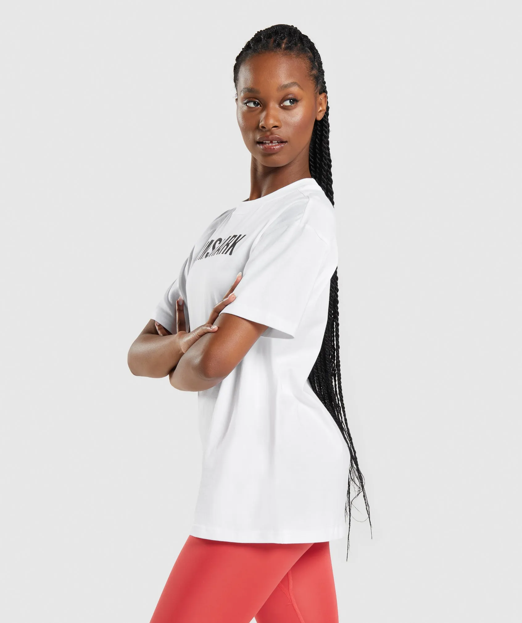 Gymshark Apollo Oversized T-Shirt - White