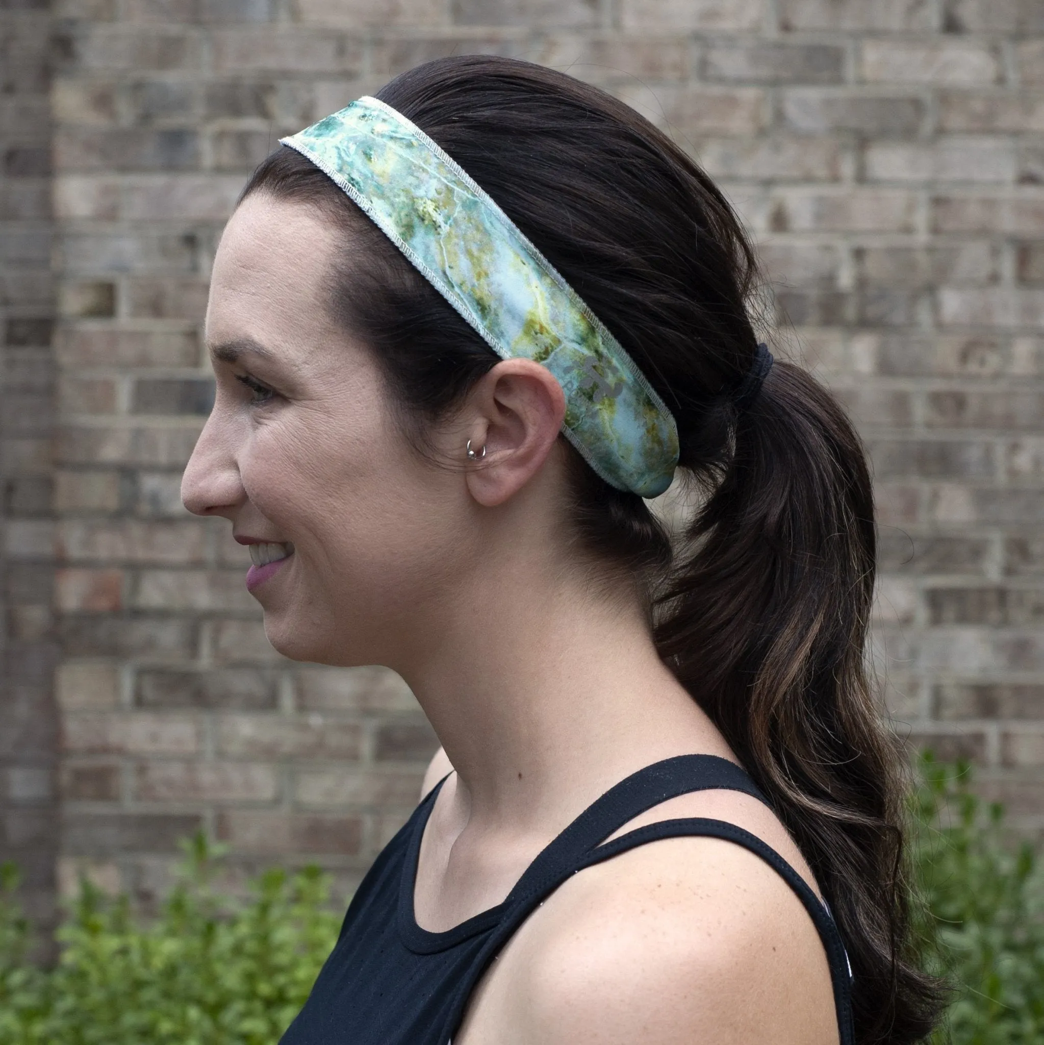 Jade Marble Non-Slip Headband