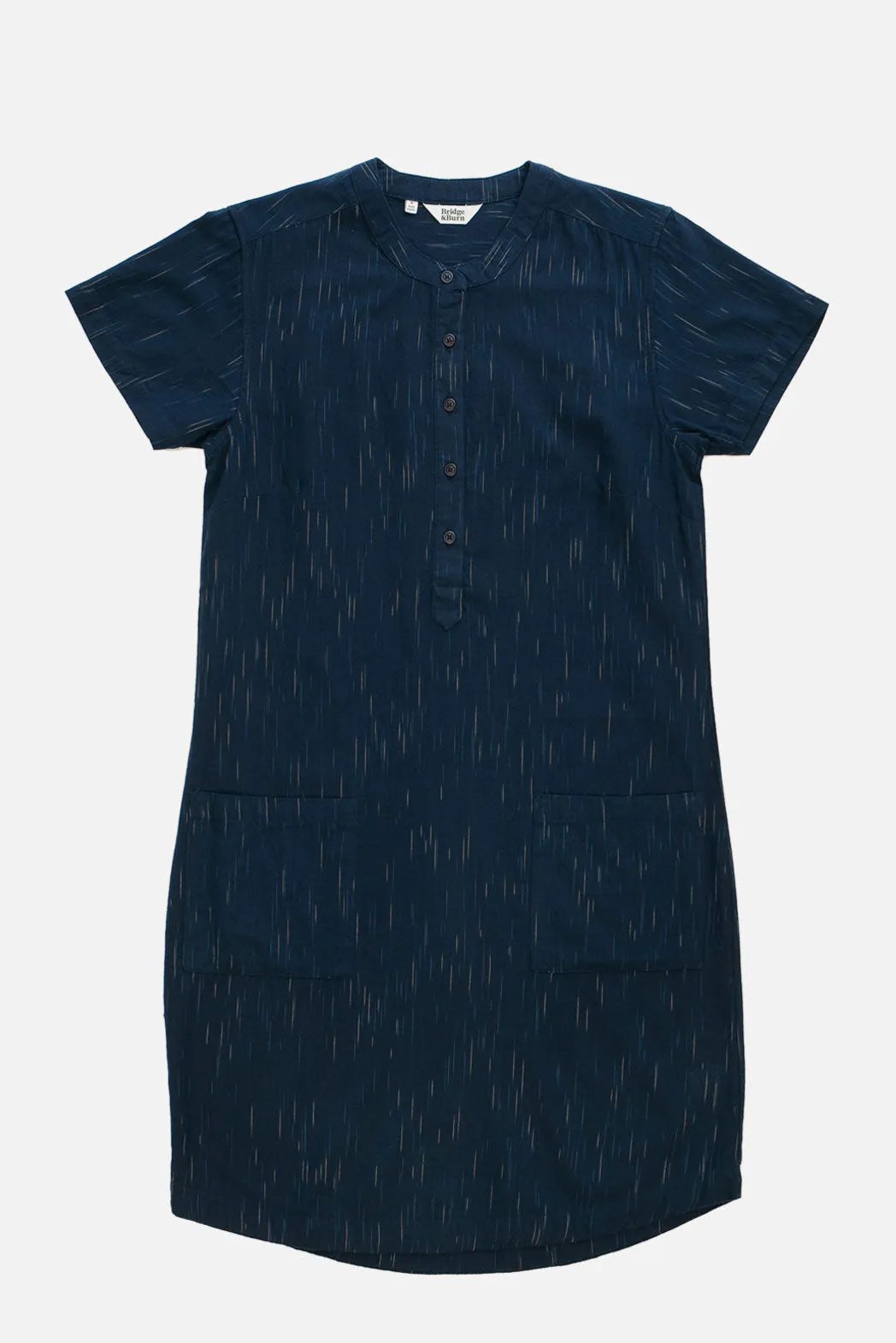 Mariam Shift Dress / Navy Space Dye