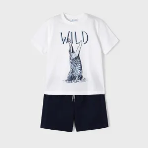 Mayoral Boy Tshirt & Shorts Set