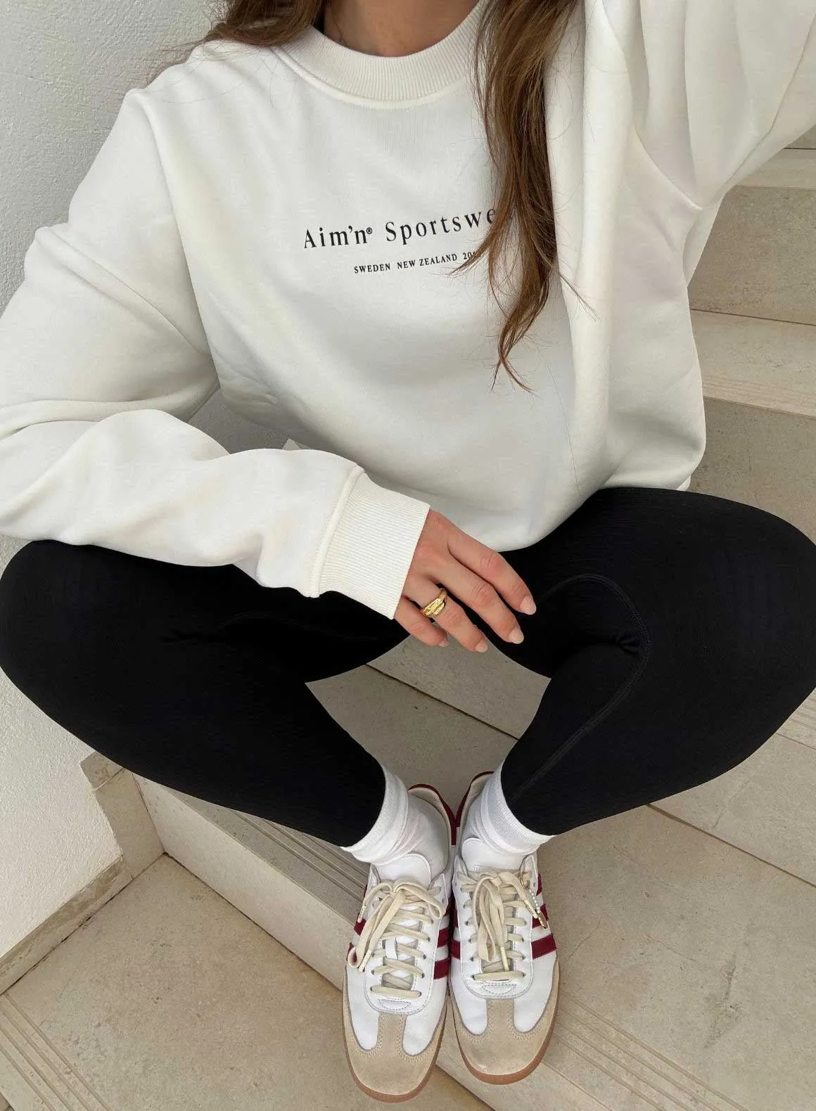 Off-white Serif Sweatshirt