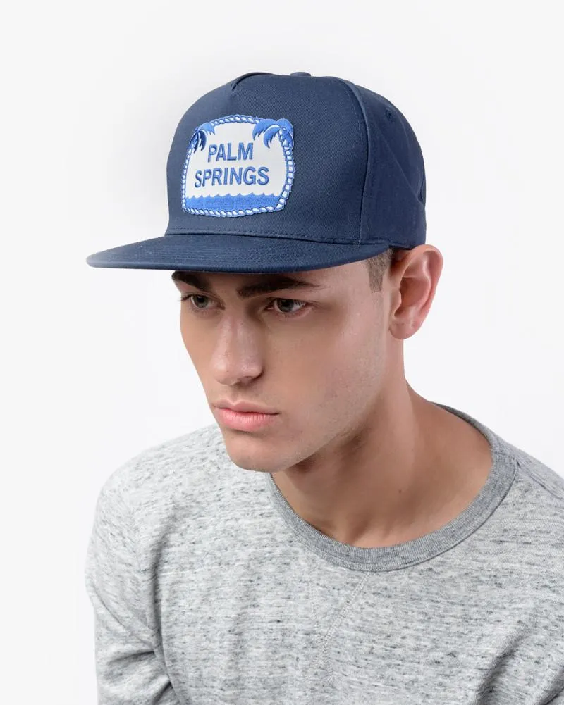 Palm Springs Ball Cap in Navy