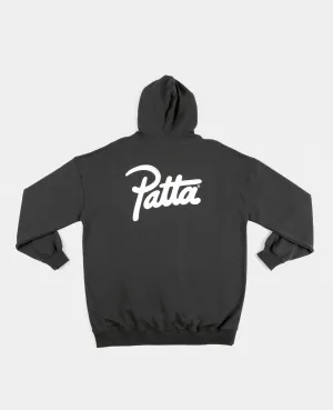 Patta Femme Basic Washed Hooded Sweater Dress (Raven)