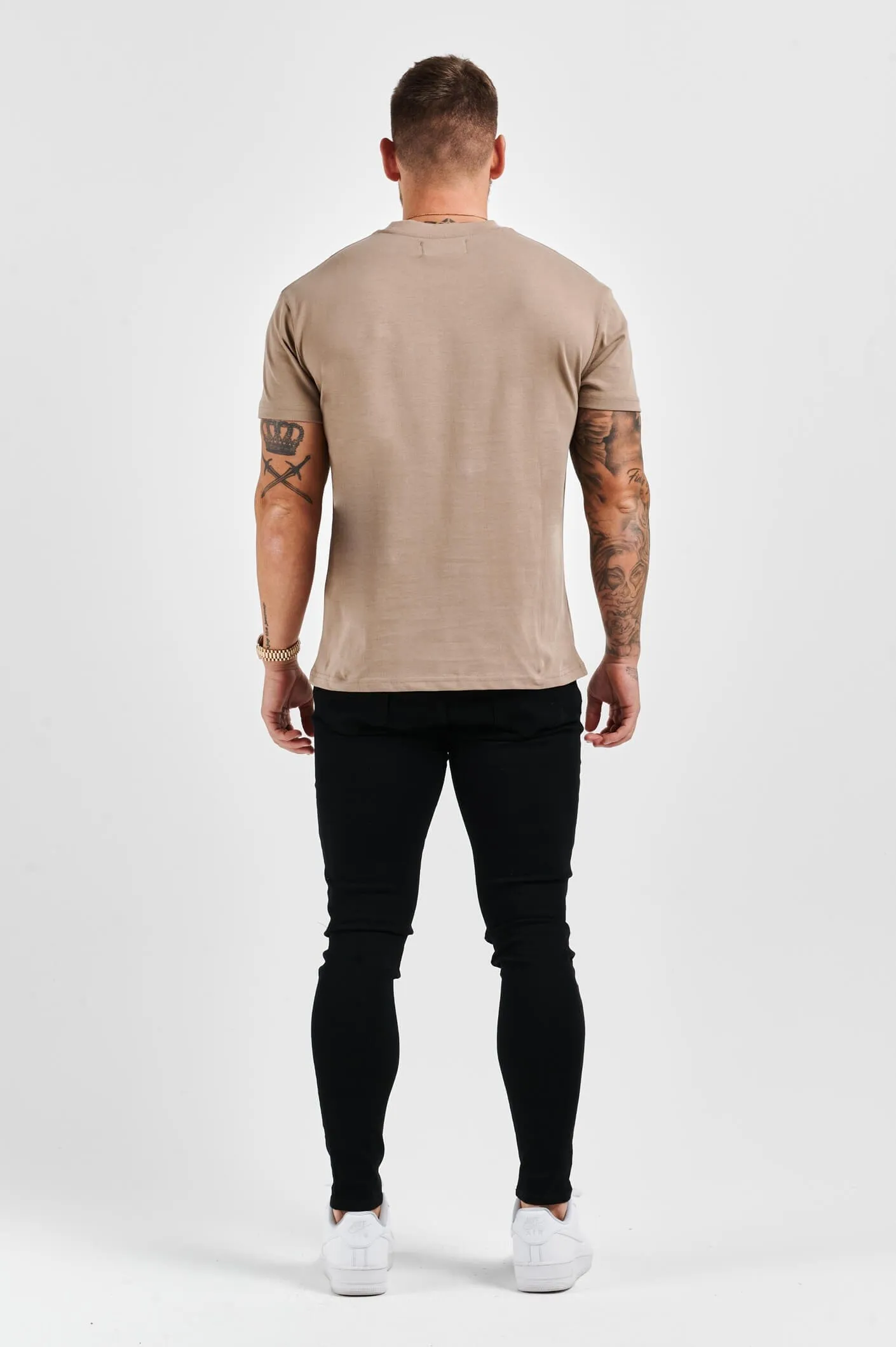 PREMIUM BASICS T-SHIRT - TAUPE