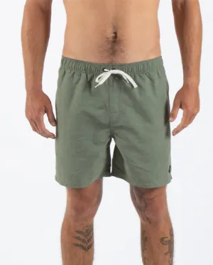 Rusty Base 17" Elastic Waist Boardshort